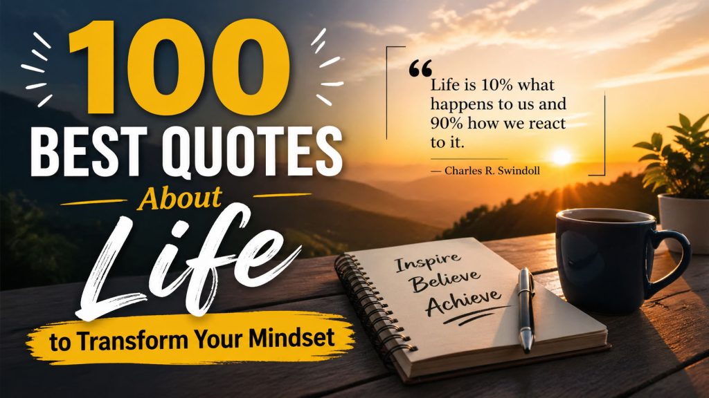 100 Best Quotes About Life to Transform Your Mindset