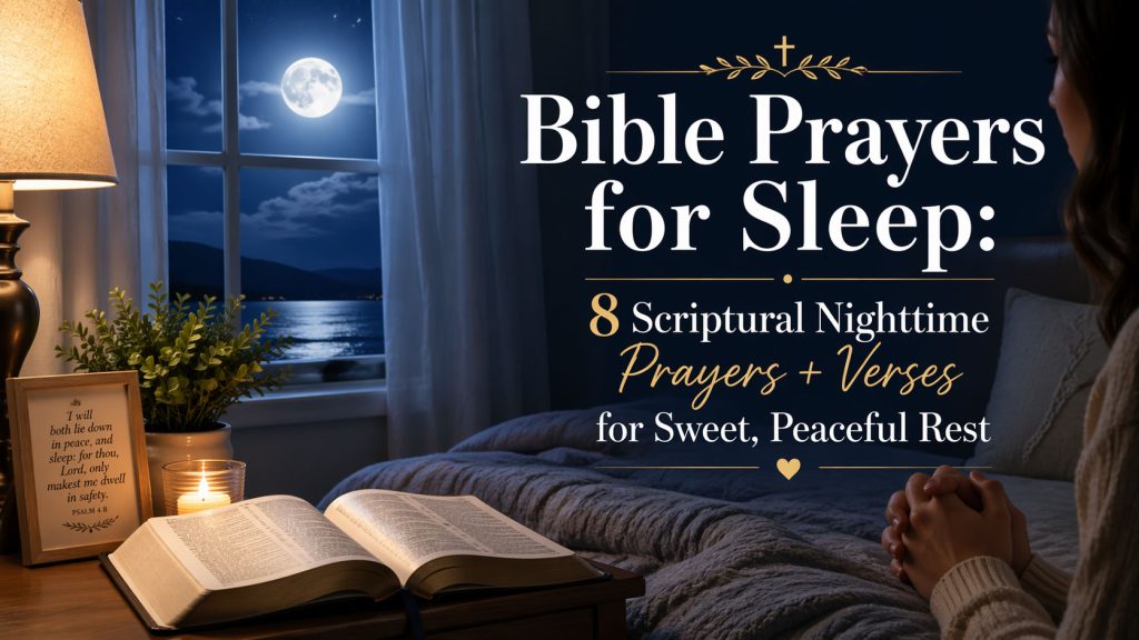 Bible Prayers for Sleep: 8 Scriptural Nighttime Prayers