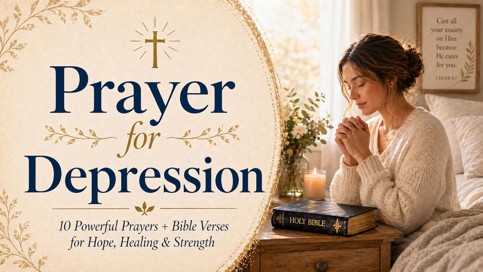 Prayer for Depression: 10 Powerful Prayers + Bible Verses for Hope, Healing & Strength