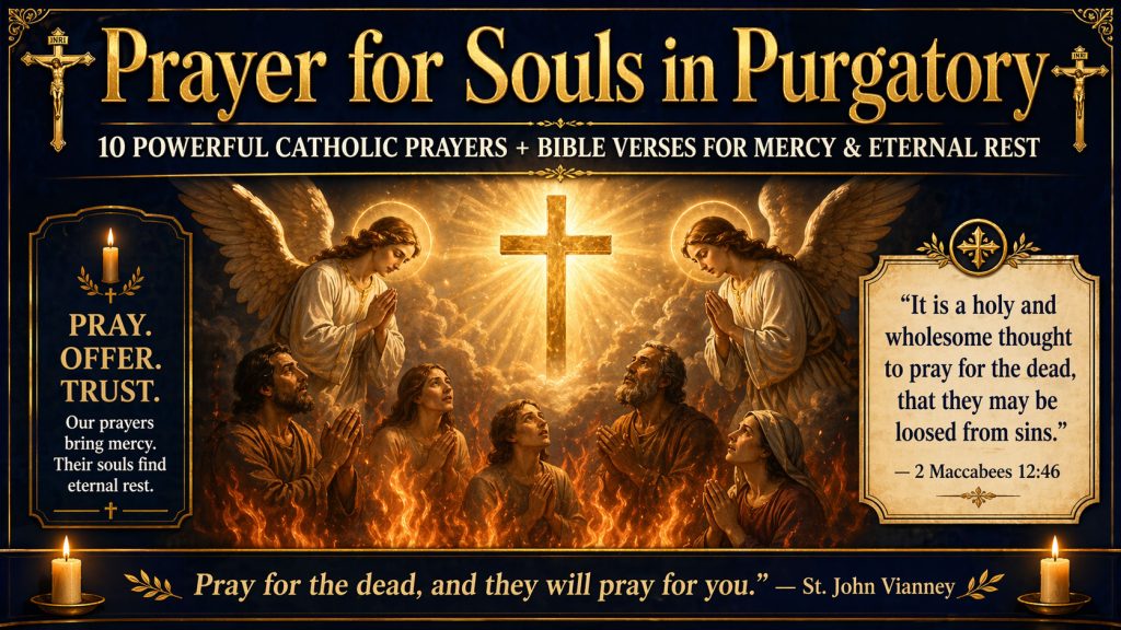 Prayer for Souls in Purgatory: 10 Powerful Catholic Prayers + Bible Verses for Mercy & Eternal Rest