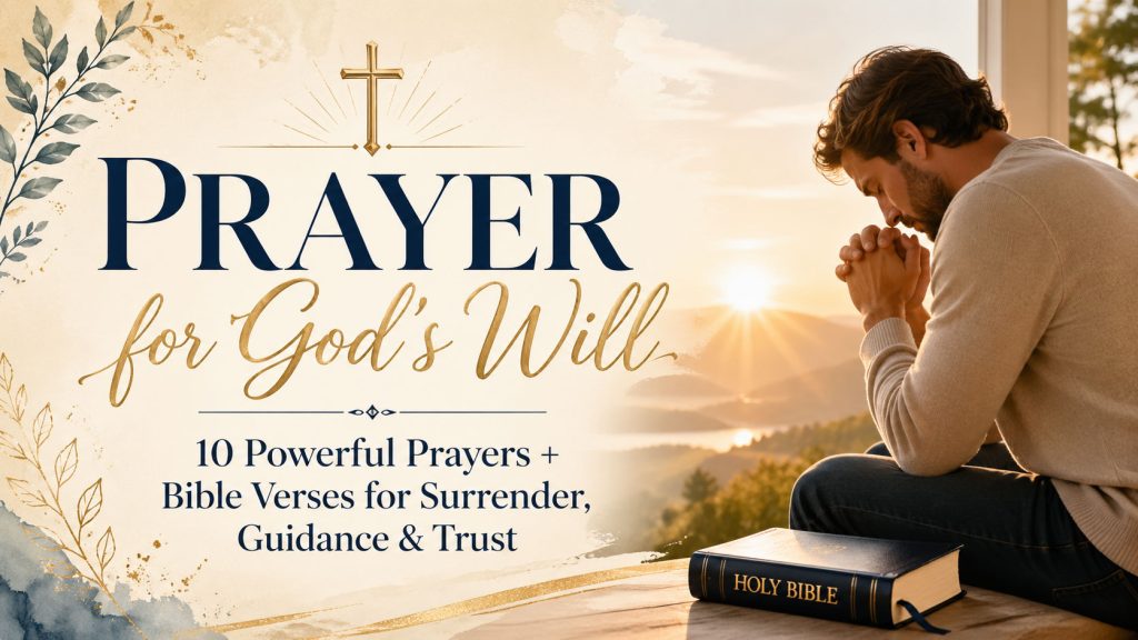 prayer for God's will